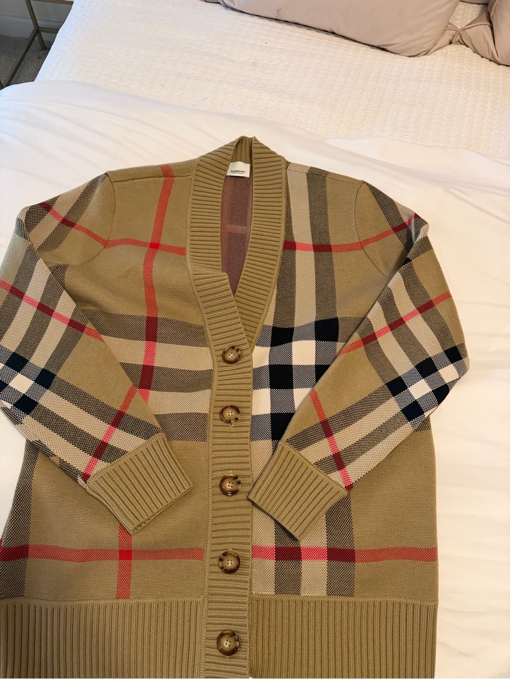 Burberry Button-Front Cardigan